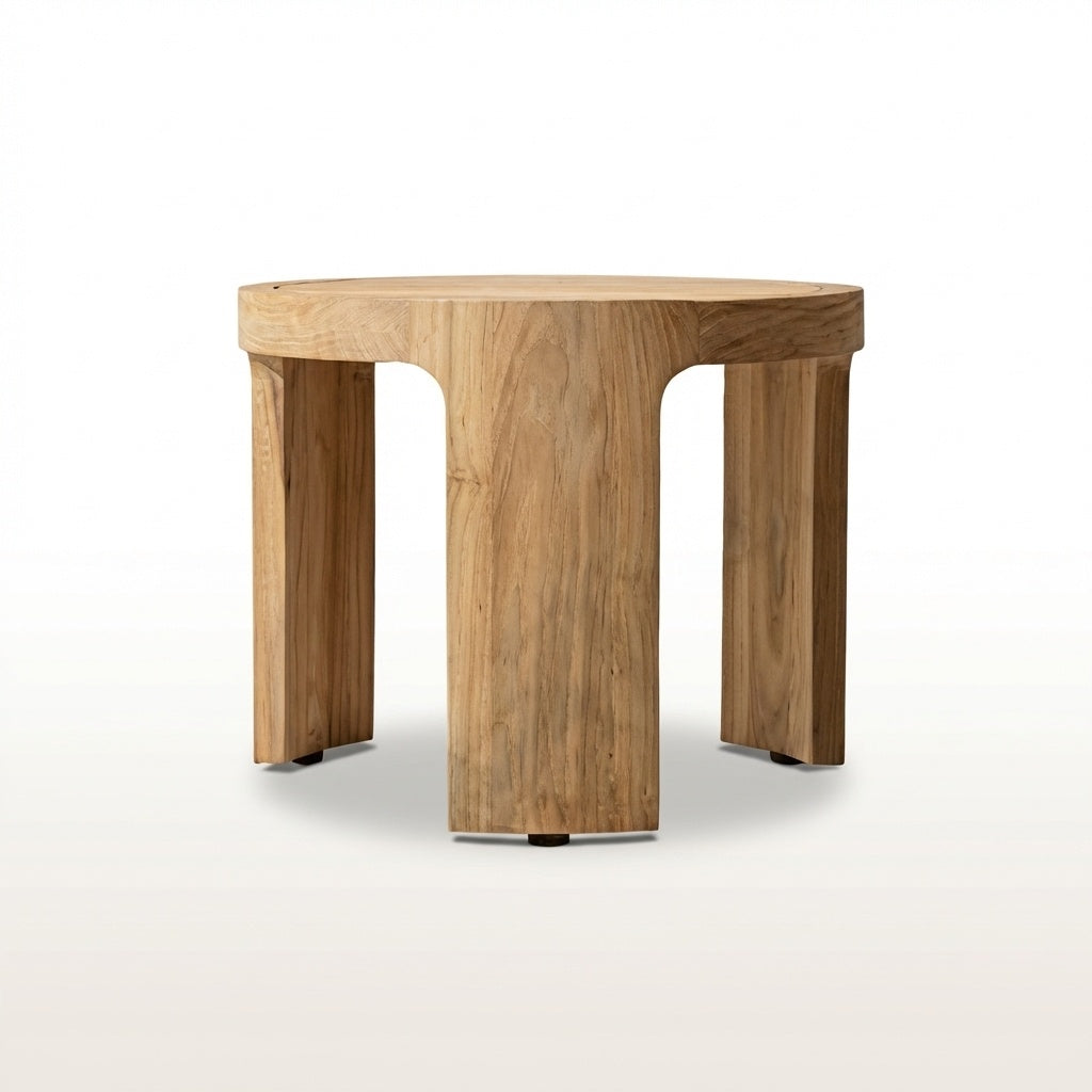 Aris Round Side Table - hero